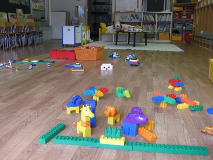 うめ組(3歳児)の部屋の風景写真